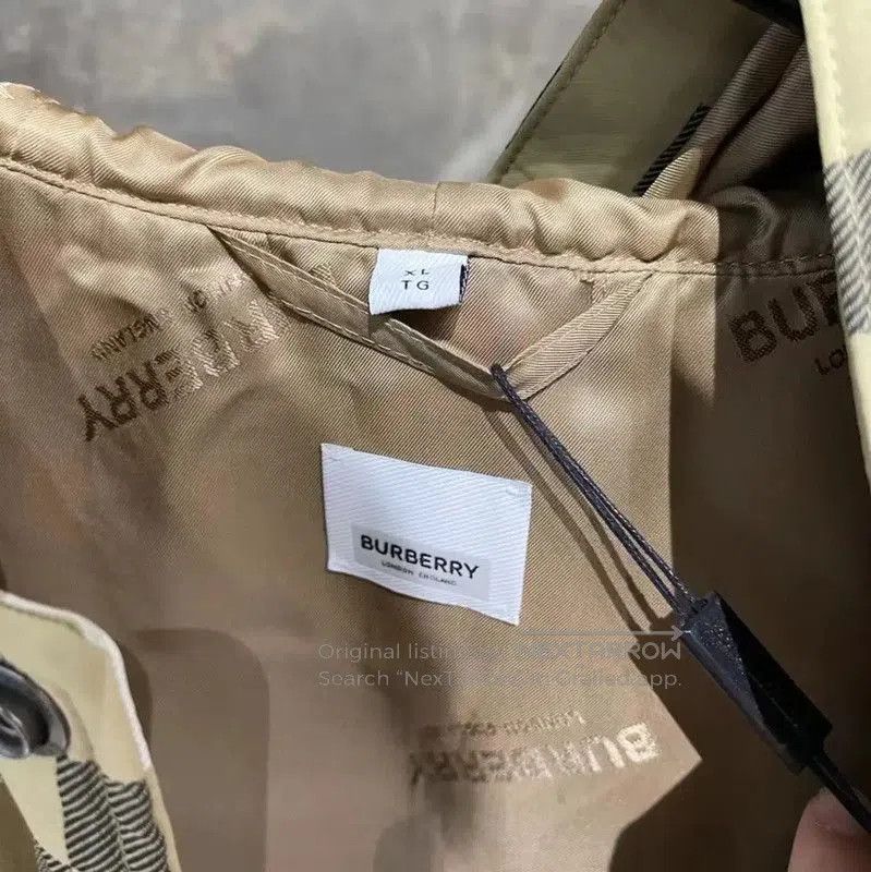 Burberry Burberry Beige Checker Pattern Men's Jacket. Size US XL / EU 56 / 4 - 6 Thumbnail