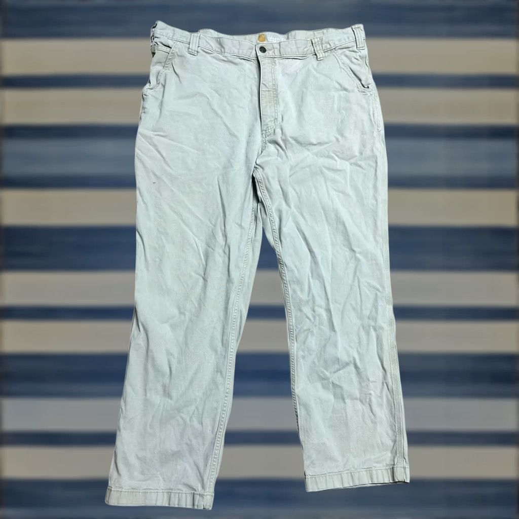 Carhartt VINTAGE Carhartt Force Relaxed Fit Ripstop Mens 42x32 Cargo Work Pants Brown Khaki Size US 42 / EU 58 - 1 Thumbnail