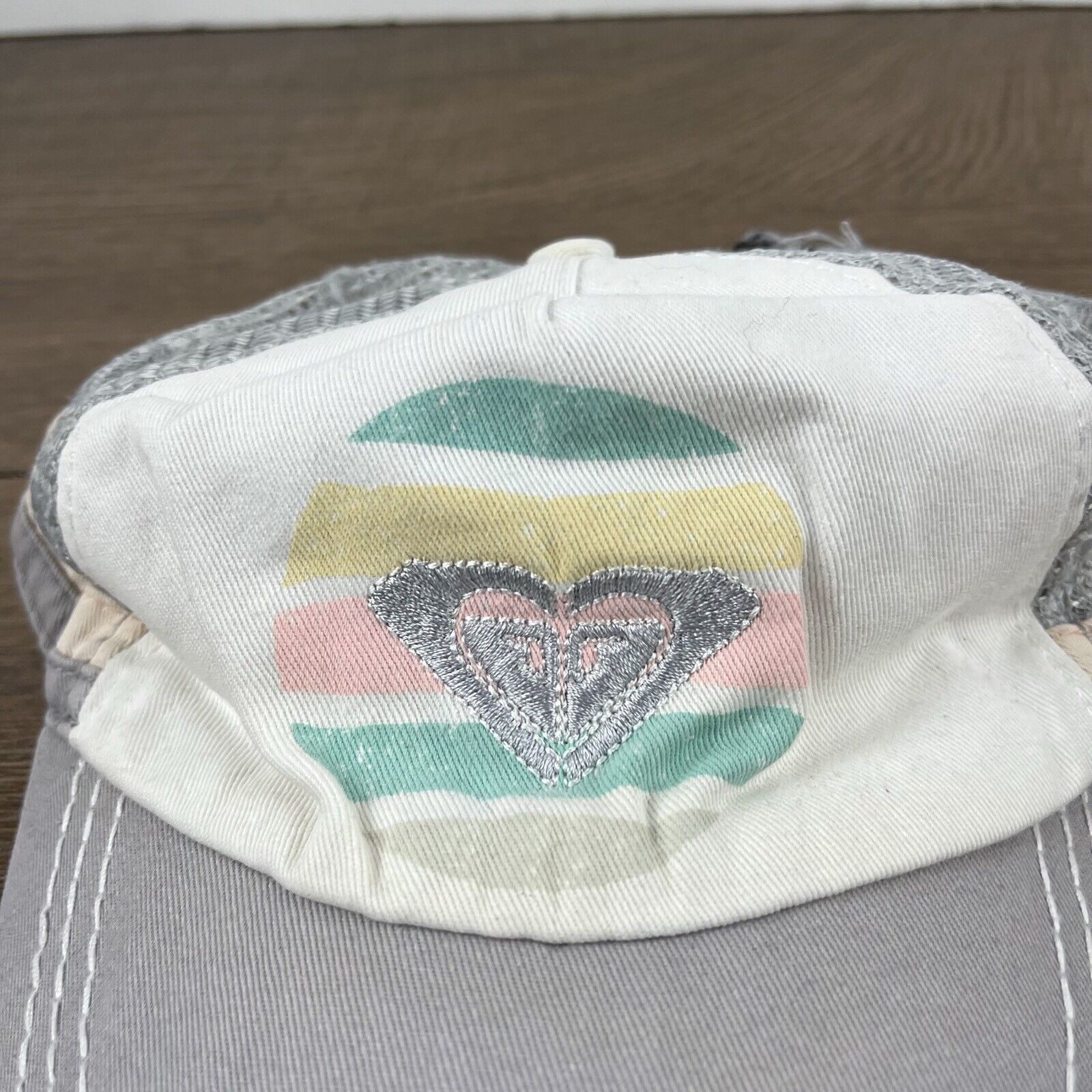 Other Roxy Gray Hat ROXY Adjustable Hat White Adjustable Hat White Size ONE SIZE - 7 Thumbnail
