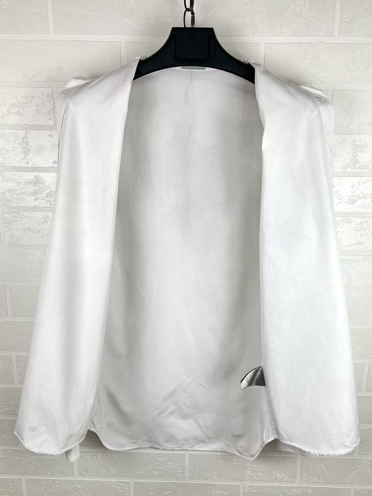 Dior DIOR Shirt Button Up Embroided Metal Stripes White Men's Size US L / EU 52-54 / 3 - 10 Thumbnail