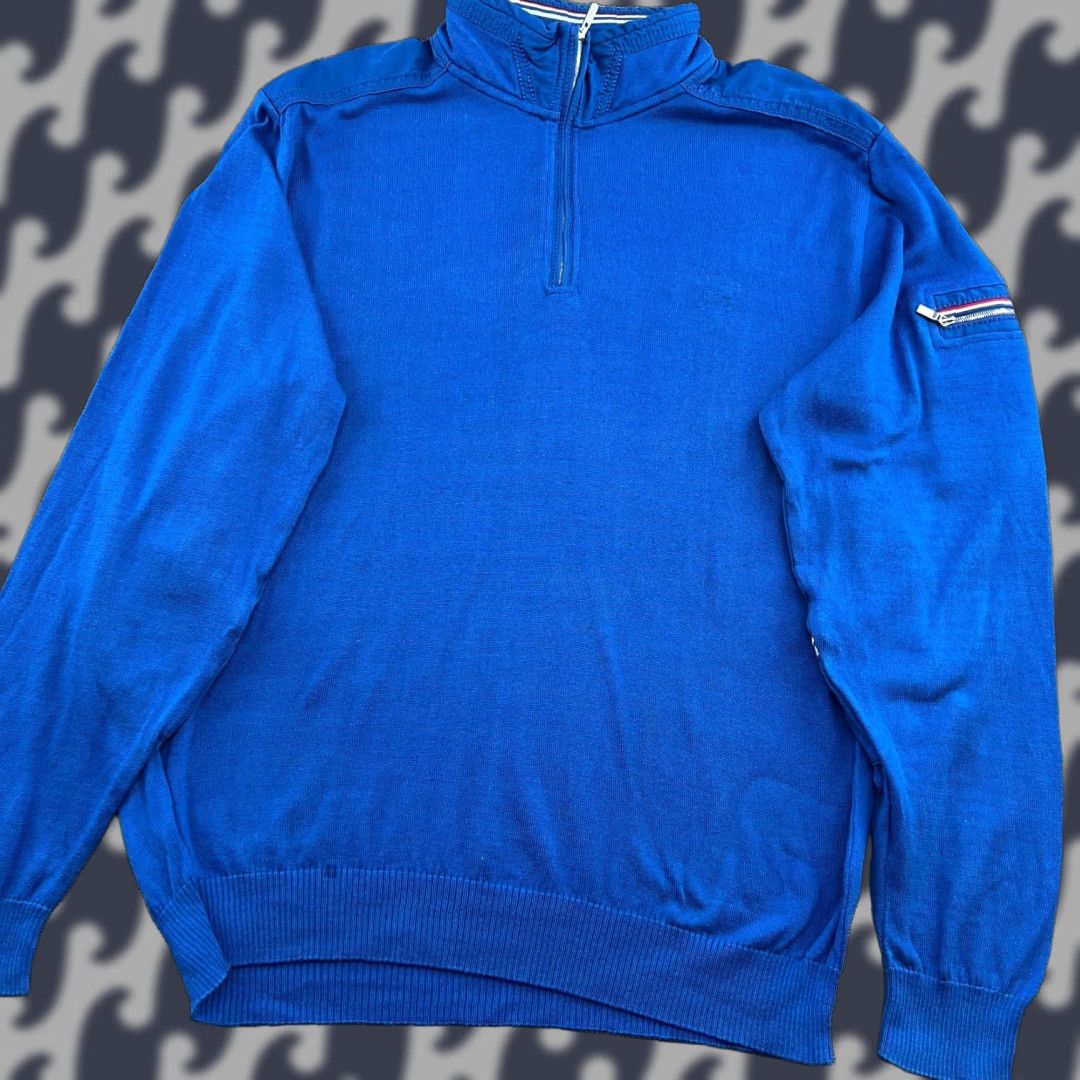 Paul & Shark VINTAGE Paul & Shark Sweater Mens Large Blue 1/4 Zip Knitted Sleeve Pocket Shirt Mens Large Blue 1/4 Zip Knitted Sleeve Pocket Size US L / EU 52-54 / 3 - 1 Thumbnail