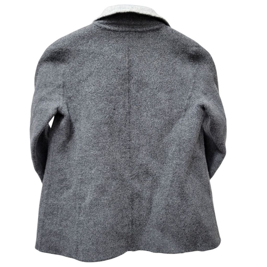 Talbots Talbots Women's Double-Face Wing Collar Wool Gray Jacket 4P Size S / US 4 / IT 40 - 5 Thumbnail