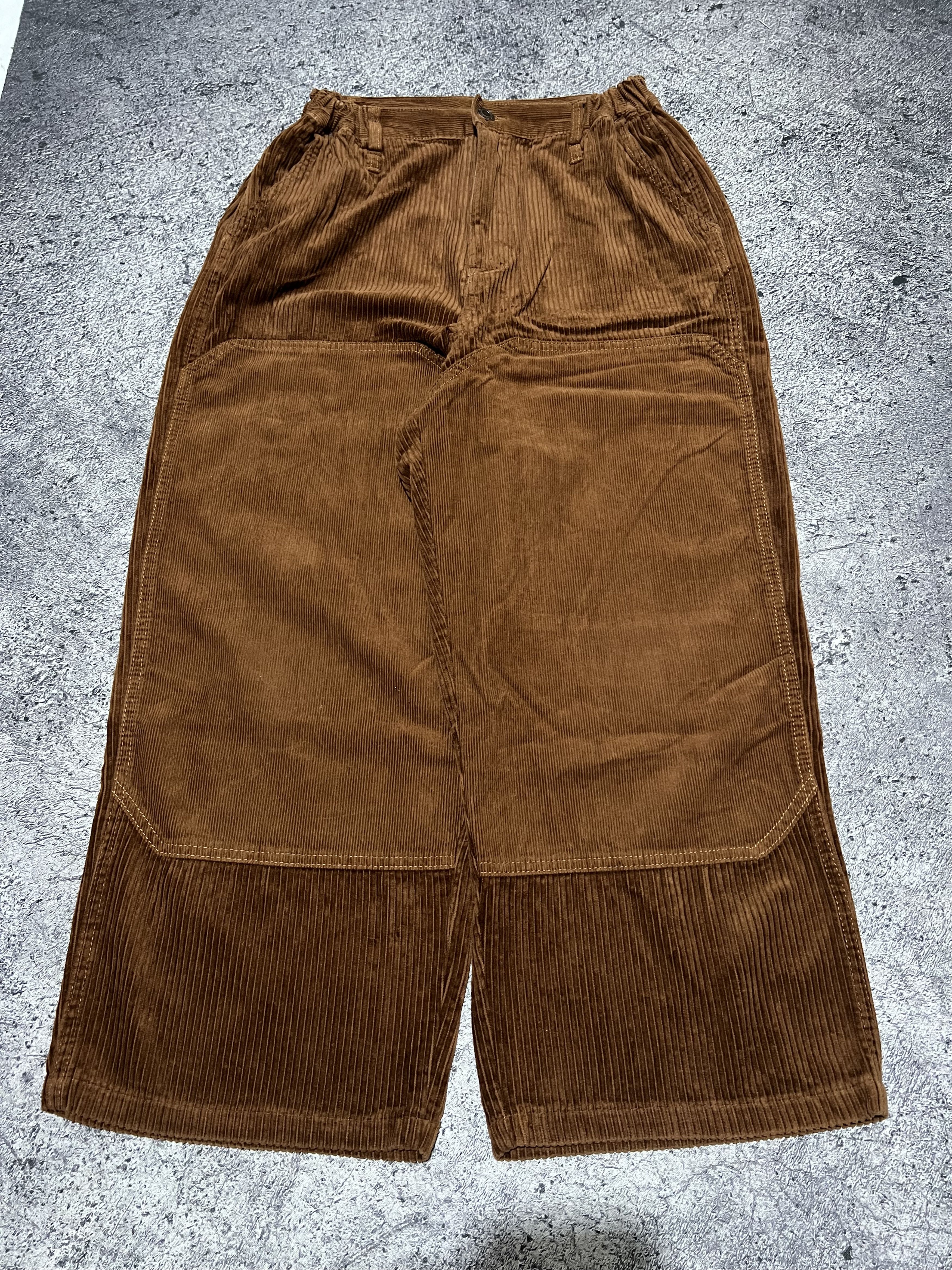 Japanese Brand 2000s Archival Niko Y's Junya Cdg Wide Baggy Corduroy y2k Size US 26 / EU 42 - 3 Thumbnail