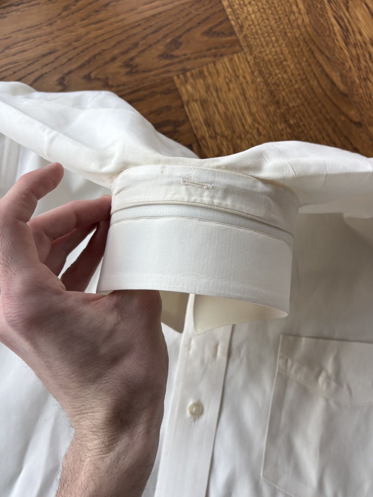 Van Heusen × Vintage 1940s Detachable Collar Shirt Vintage Van Heusen WW2 1930s Size US M / EU 48-50 / 2 - 18 Thumbnail