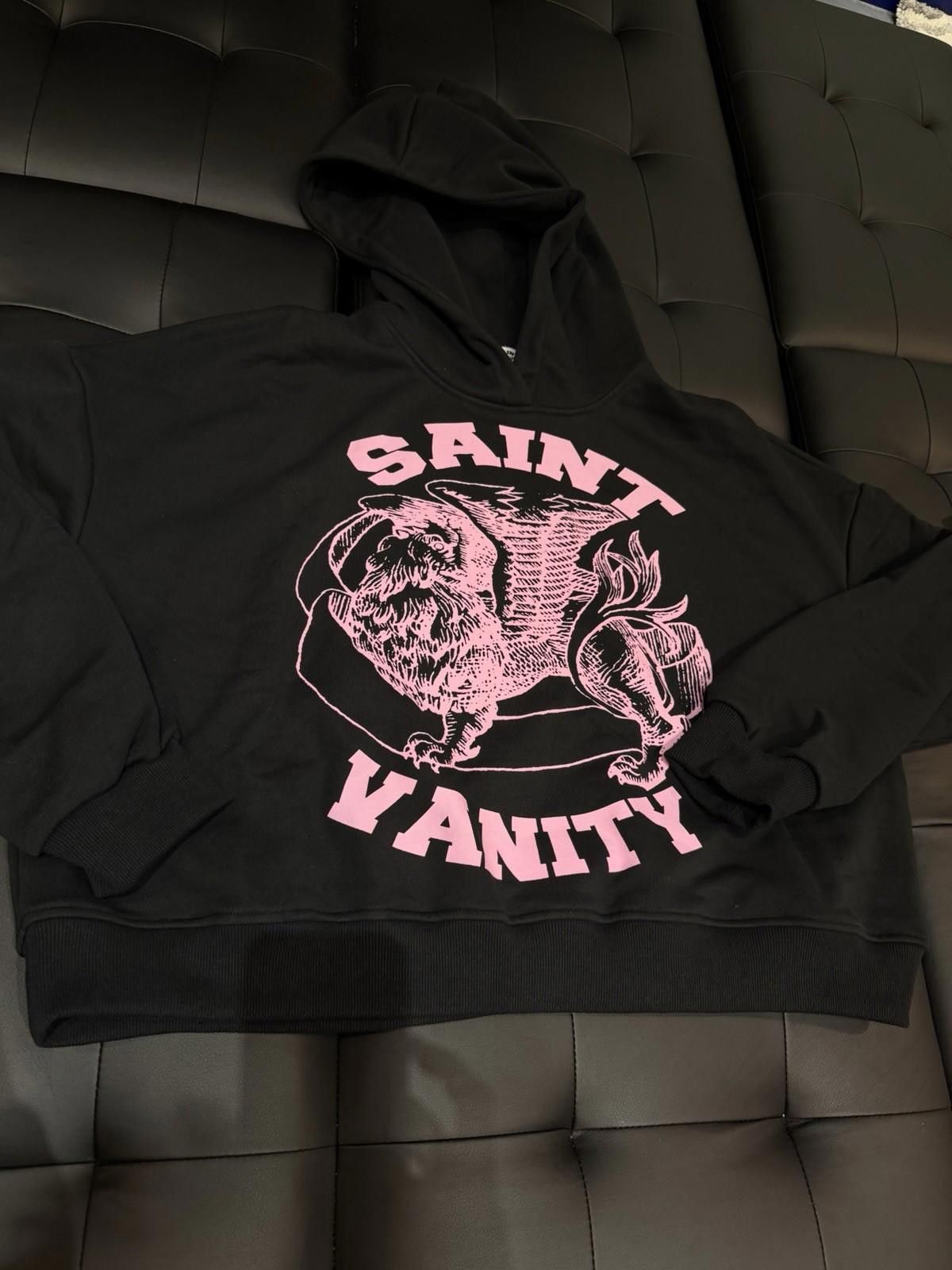 Saint Vanity Size M - Saint Vanity Pullover Hoodie Pink Black 2025 NEW Size US M / EU 48-50 / 2 - 7 Thumbnail