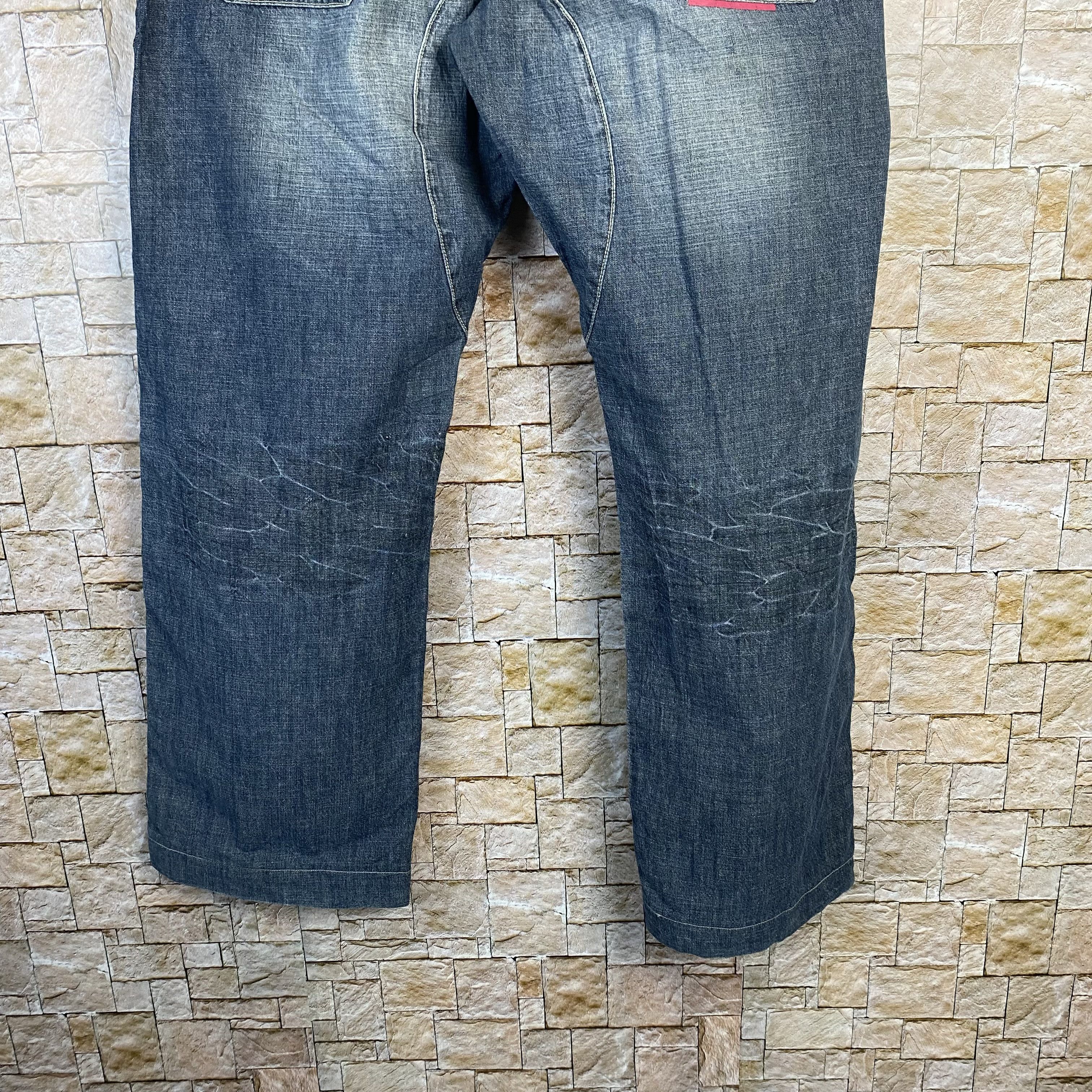 Japanese Brand Post Blue vintage Denim Pants #7590 Size US 36 / EU 52 - 16 Thumbnail