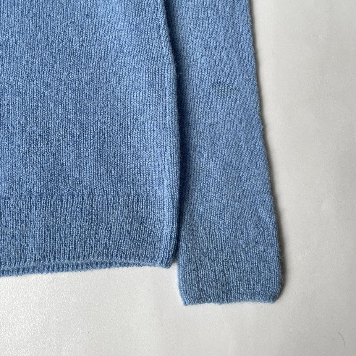 Dries Van Noten Brushed Alpaca Wool Cropped Sweater Size US M / EU 48-50 / 2 - 13 Thumbnail