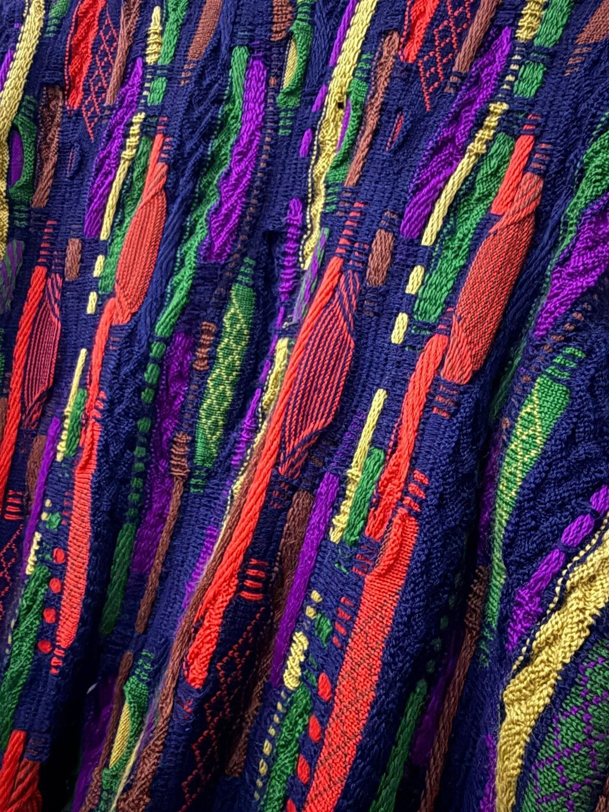 Vintage Vintage Coogi Style By Limnos 3D Cable Knit Wool Sweater Size US L / EU 52-54 / 3 - 8 Thumbnail
