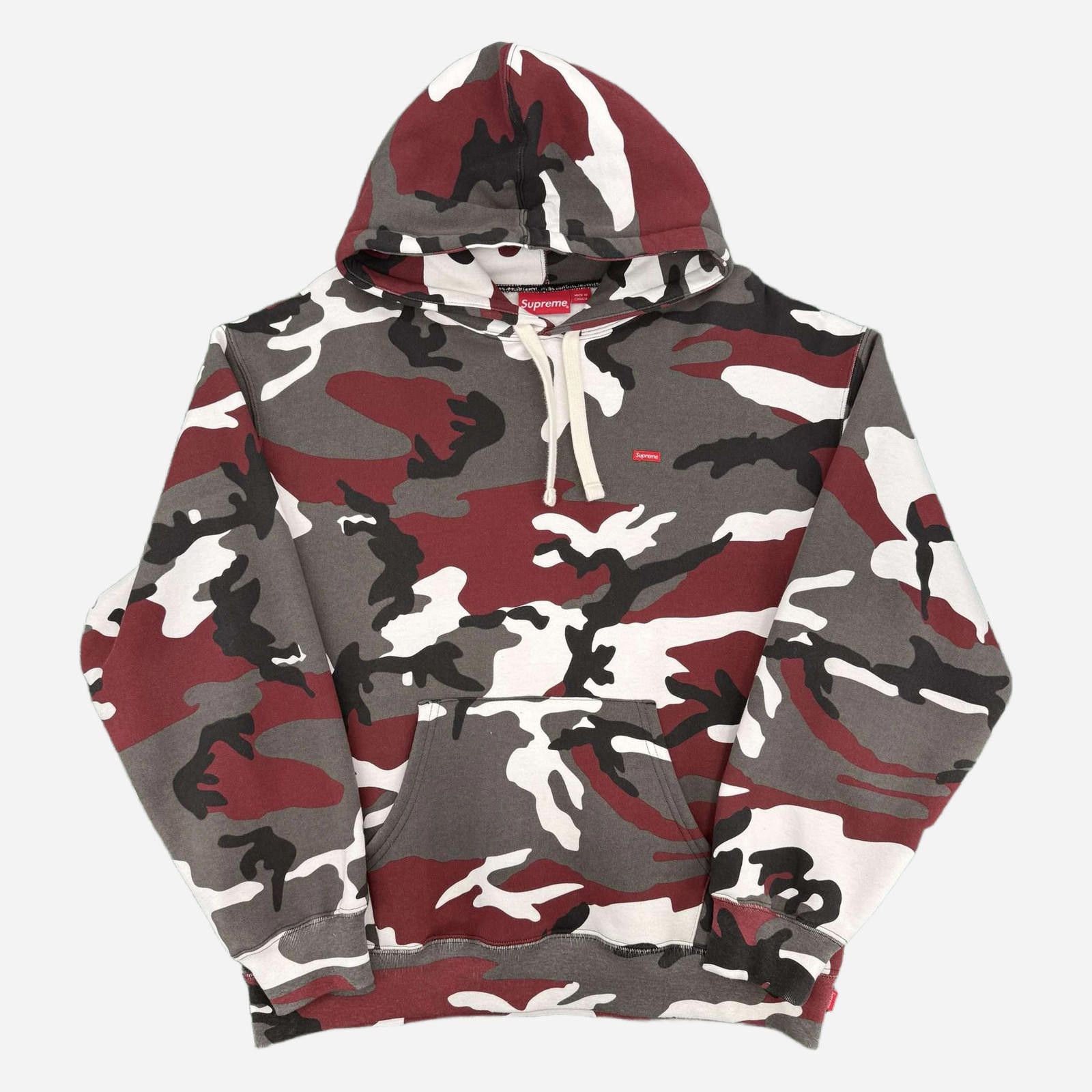 Supreme Supreme Small Box Hooded Drawcord 'Red Camo' XL Size US XL / EU 56 / 4 - 1 Thumbnail
