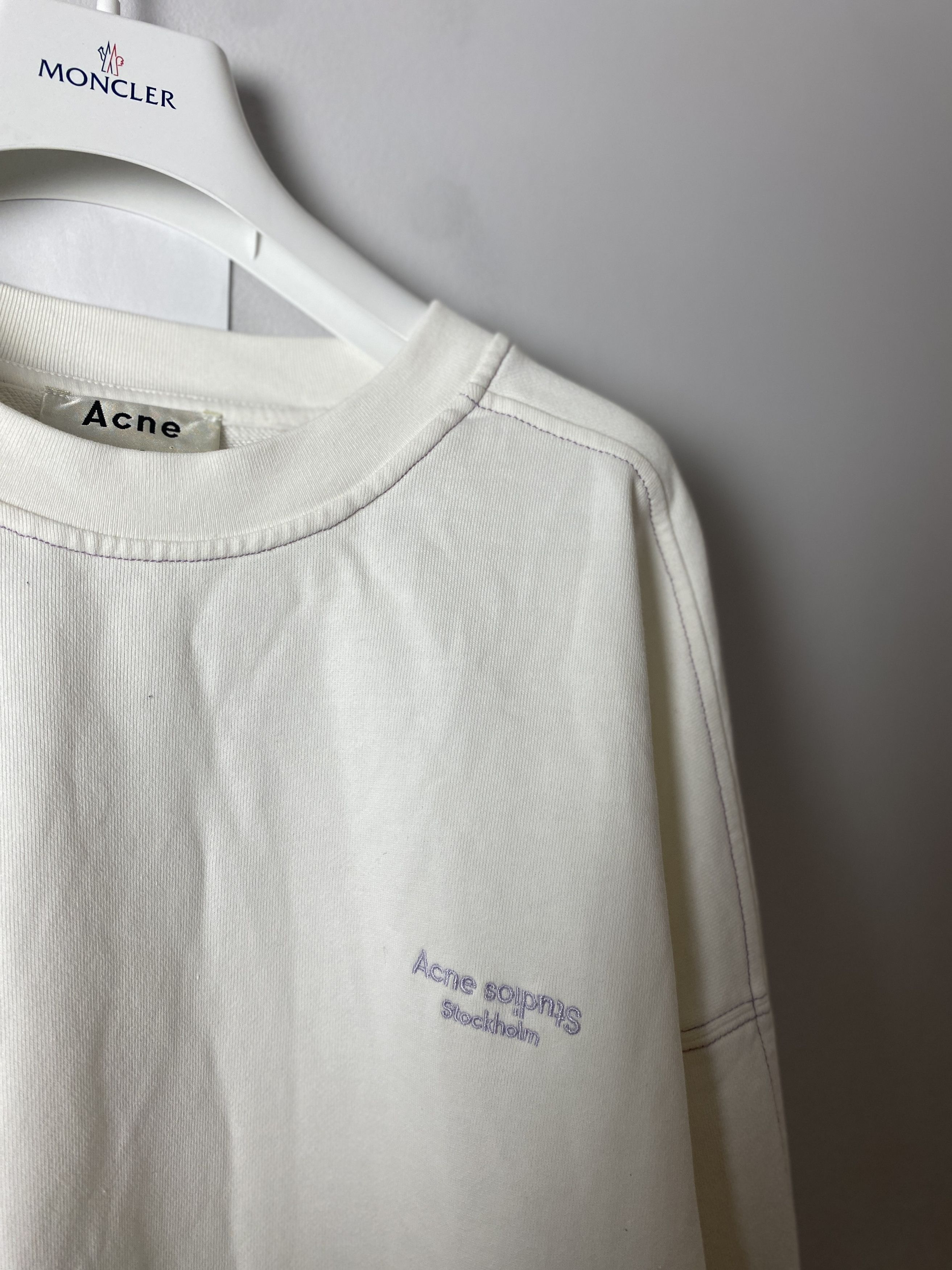 Acne Studios Acne Studios small logo sweatshirt crewneck oversized Size US L / EU 52-54 / 3 - 2 Thumbnail