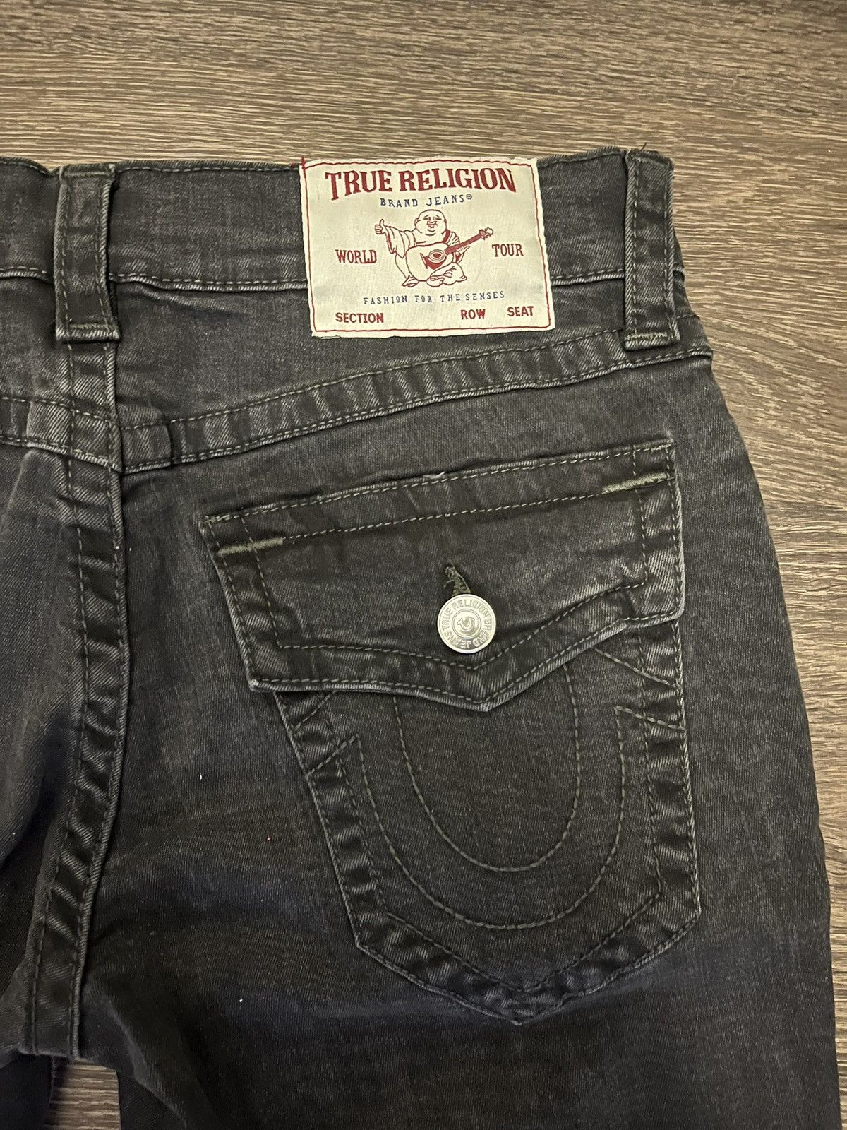True Religion Rocco SN Flap Washed Black Skinny Size US 30 / EU 46 - 1 Thumbnail