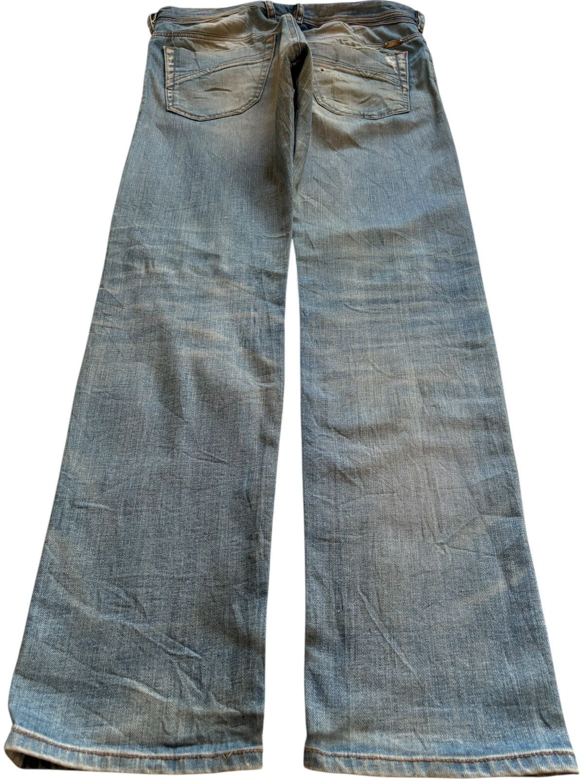 Diesel Vintage Diesel Iakop Button Fly Mud Wash Ripped Jean Size US 32 / EU 48 - 2 Thumbnail