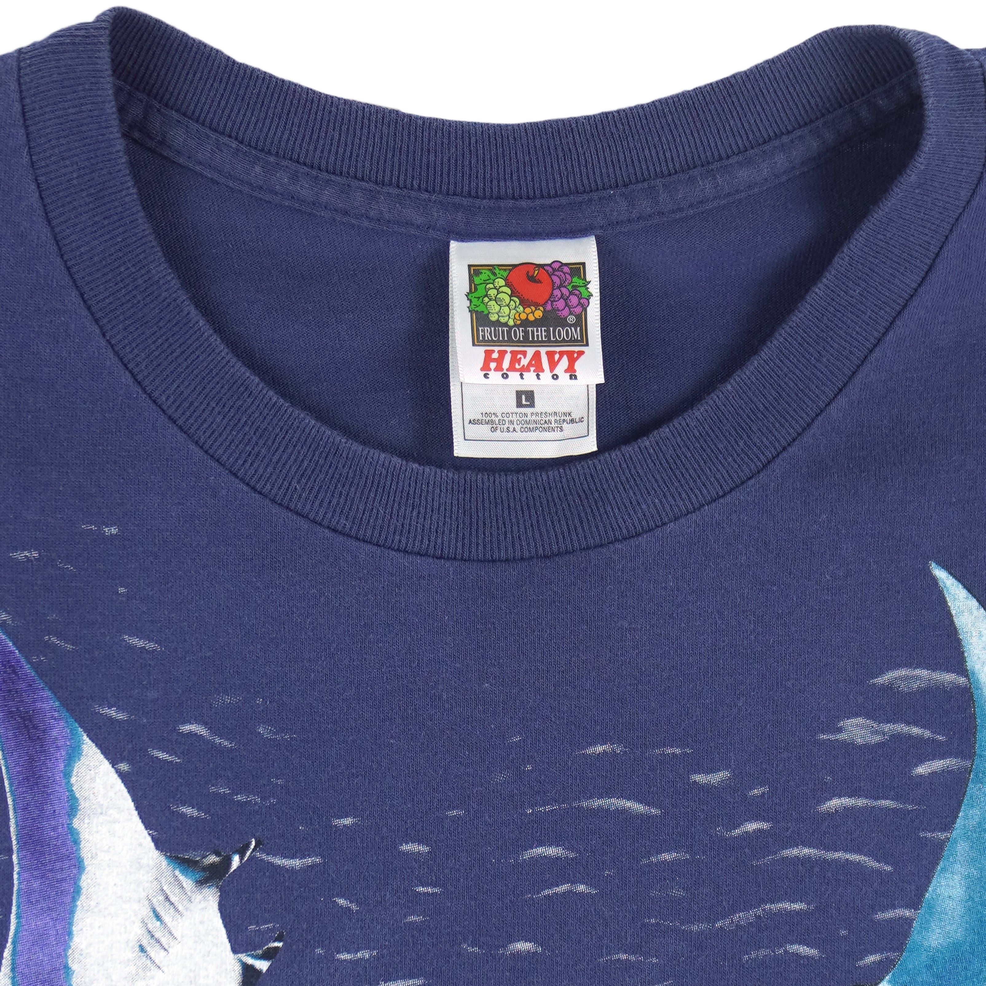 Fruit Of The Loom Vintage - SeaWorld Animal Print T-Shirt 1999 Size US L / EU 52-54 / 3 - 4 Thumbnail