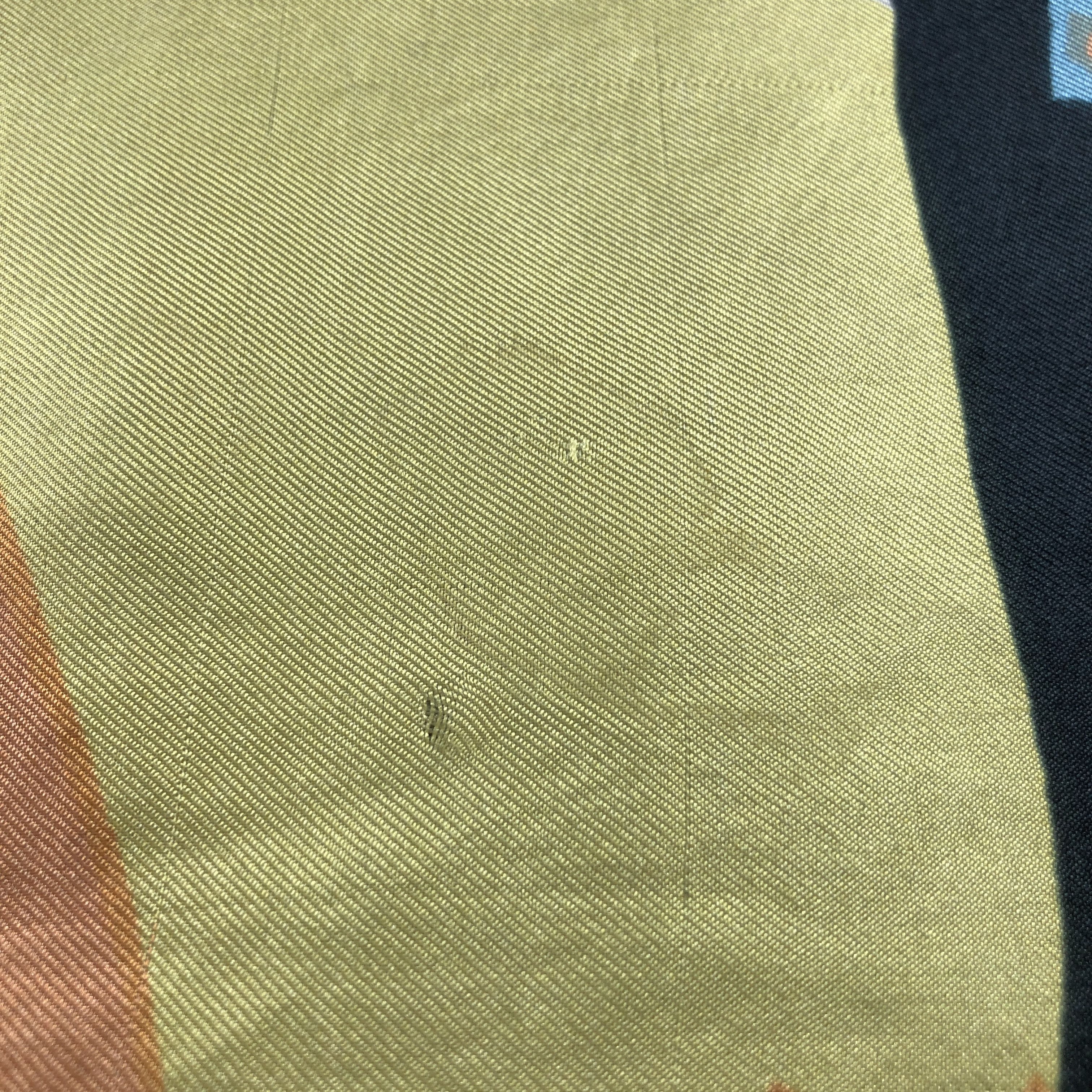 Japanese Brand P.A.S Luxury Abstract Hand Rolled Silk Scarf M1119 Size ONE SIZE - 6 Thumbnail