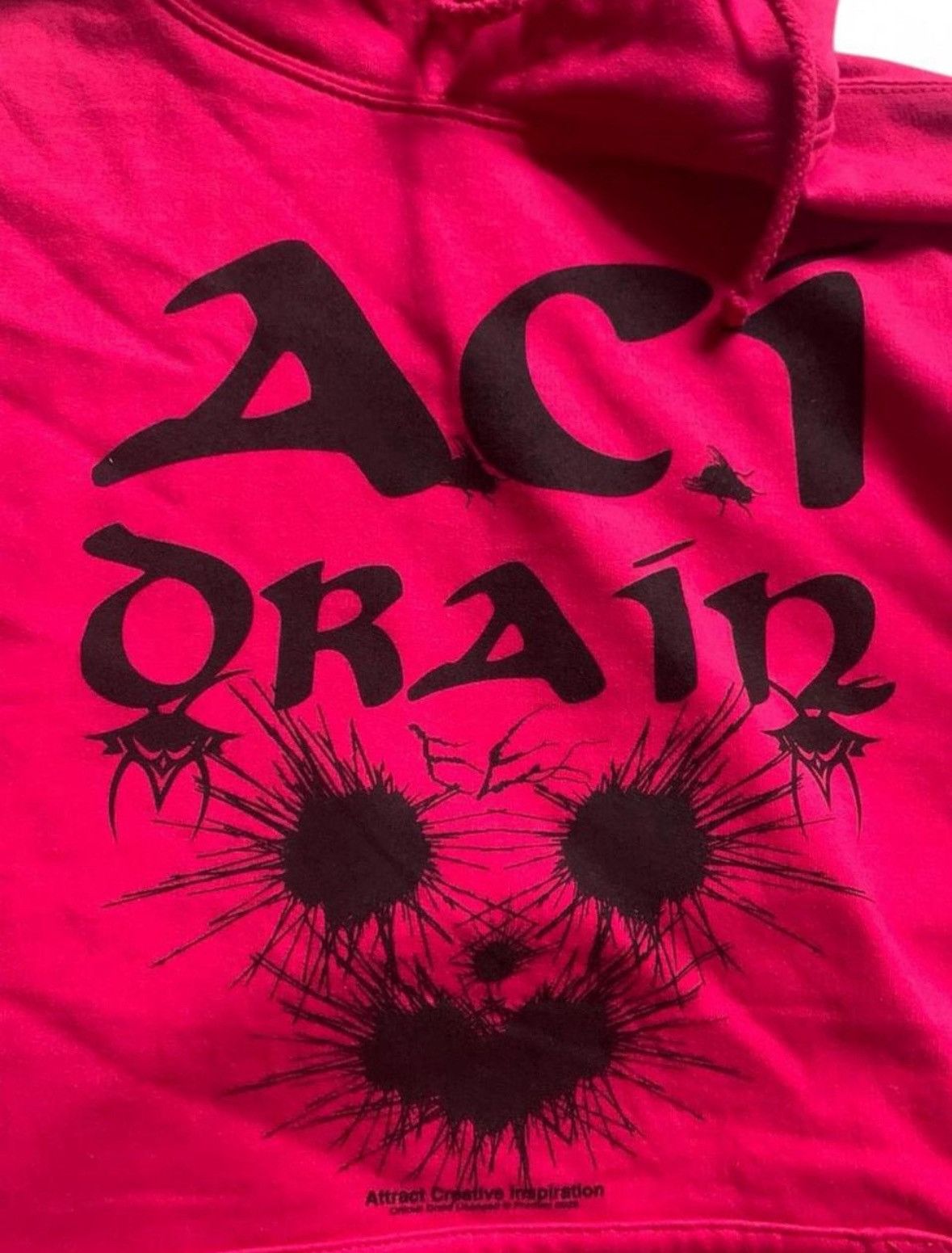 Drain Gang Bladee Martyr Tour hot pink acid rain hoodie Size US S / EU 44-46 / 1 - 3 Thumbnail