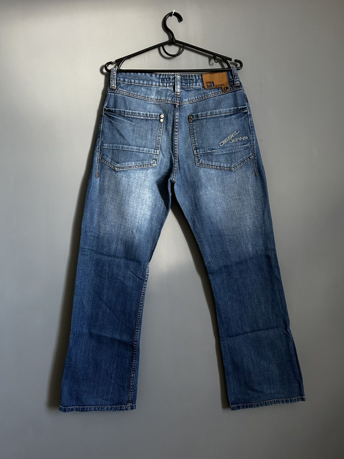 Diesel × Japanese Brand Diesel baggy big logo pants Size US 32 / EU 48 - 1 Thumbnail
