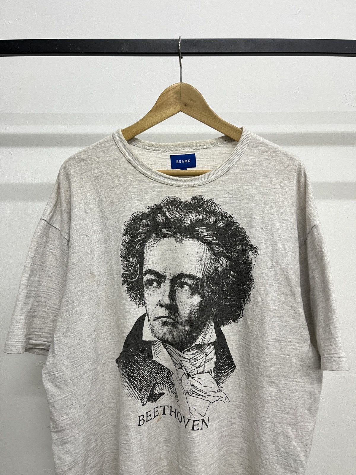 Vintage RARE VINTAGE BEETHOVEN SELF PORTRAIT LOOPWHEEL SHIRT Size US L / EU 52-54 / 3 - 10 Thumbnail