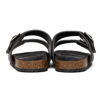 Saint Laurent Paris o1bcso1str0724 Jimmy Sandals in Black Size US 12 / EU 45 - 3 Thumbnail