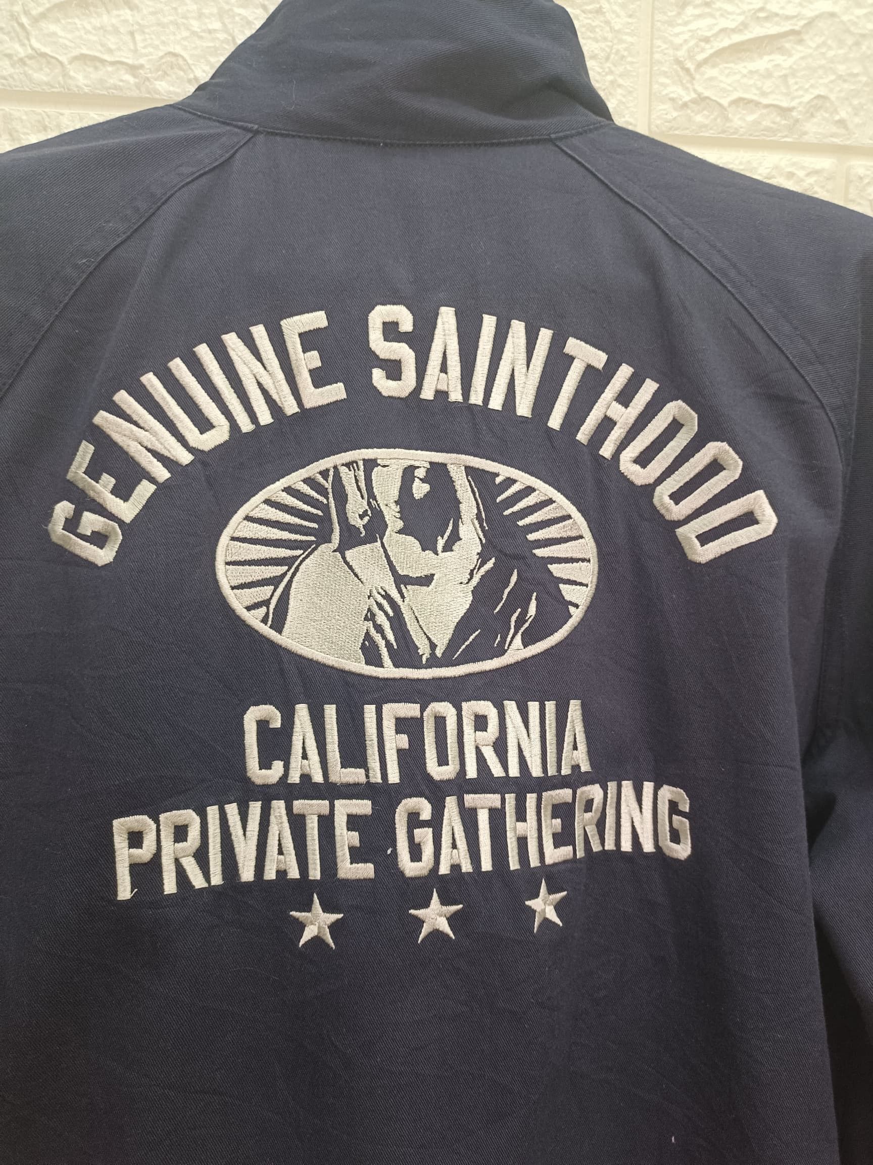 Vintage Genuine Sainthood saintpain faith calif. worker jacket Size US L / EU 52-54 / 3 - 7 Thumbnail