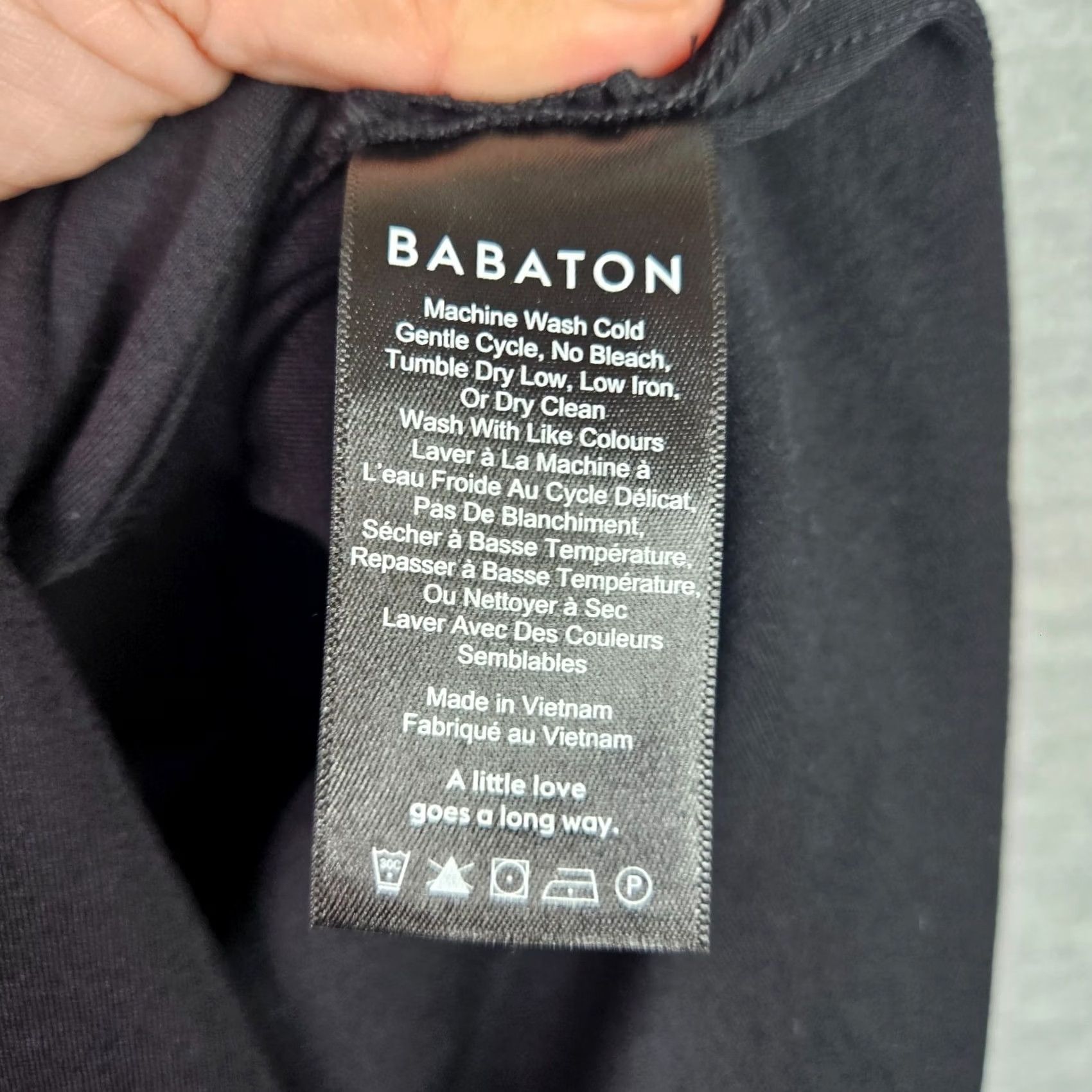 Vintage Babaton Black Button Front Midi Skirt Women’s Size 00 New Size 24" / US 00 / IT 34 - 5 Thumbnail