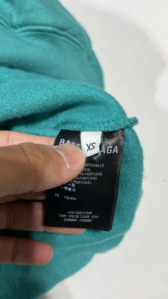 Balenciaga Balenciaga Classic Logo Teal Hoodie Size US XS / EU 42 / 0 - 4 Thumbnail
