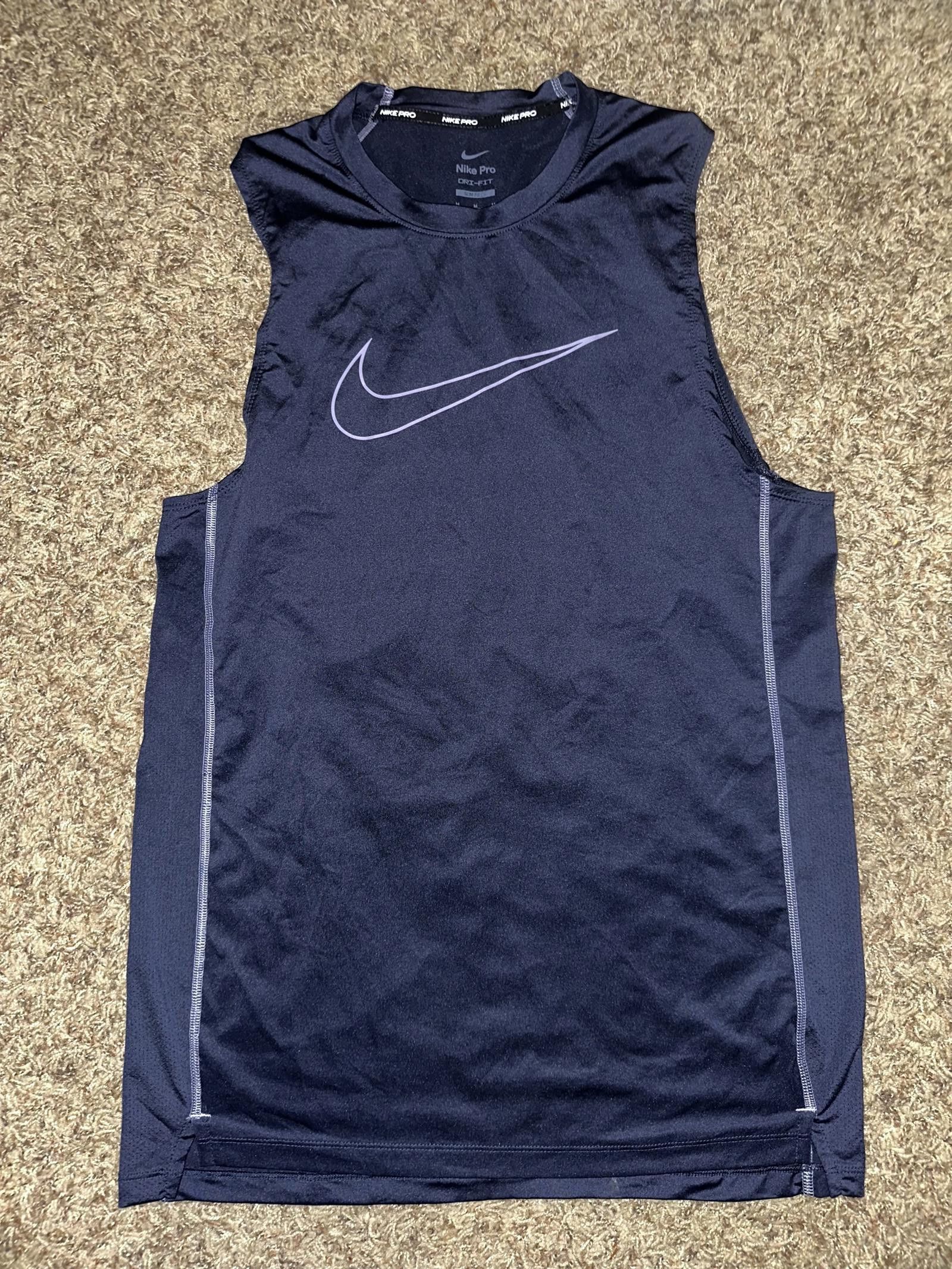 Nike Nike Pro Dri-FIT Men's Slim Fit Sleeveless Top Size US M / EU 48-50 / 2 - 1 Thumbnail