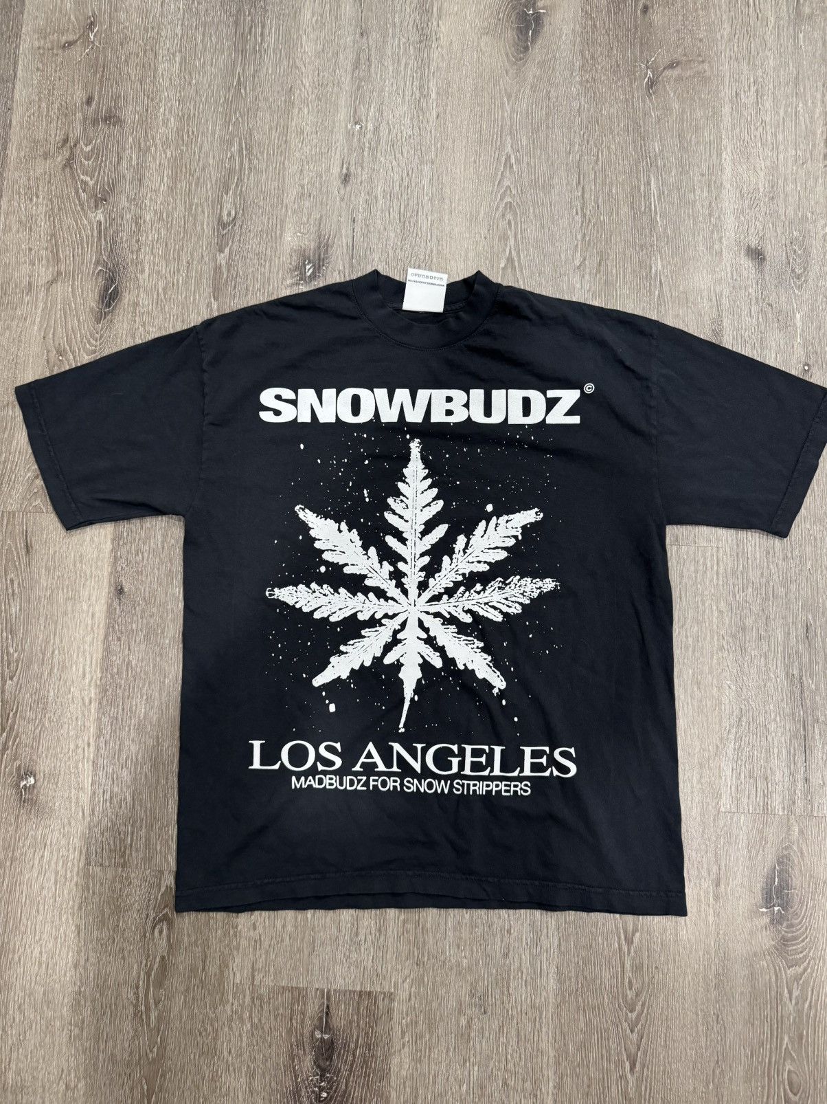 Drain Gang Snow Strippers x Madbudz Tour Merch T-Shirt Size Large Size US L / EU 52-54 / 3 - 1 Thumbnail