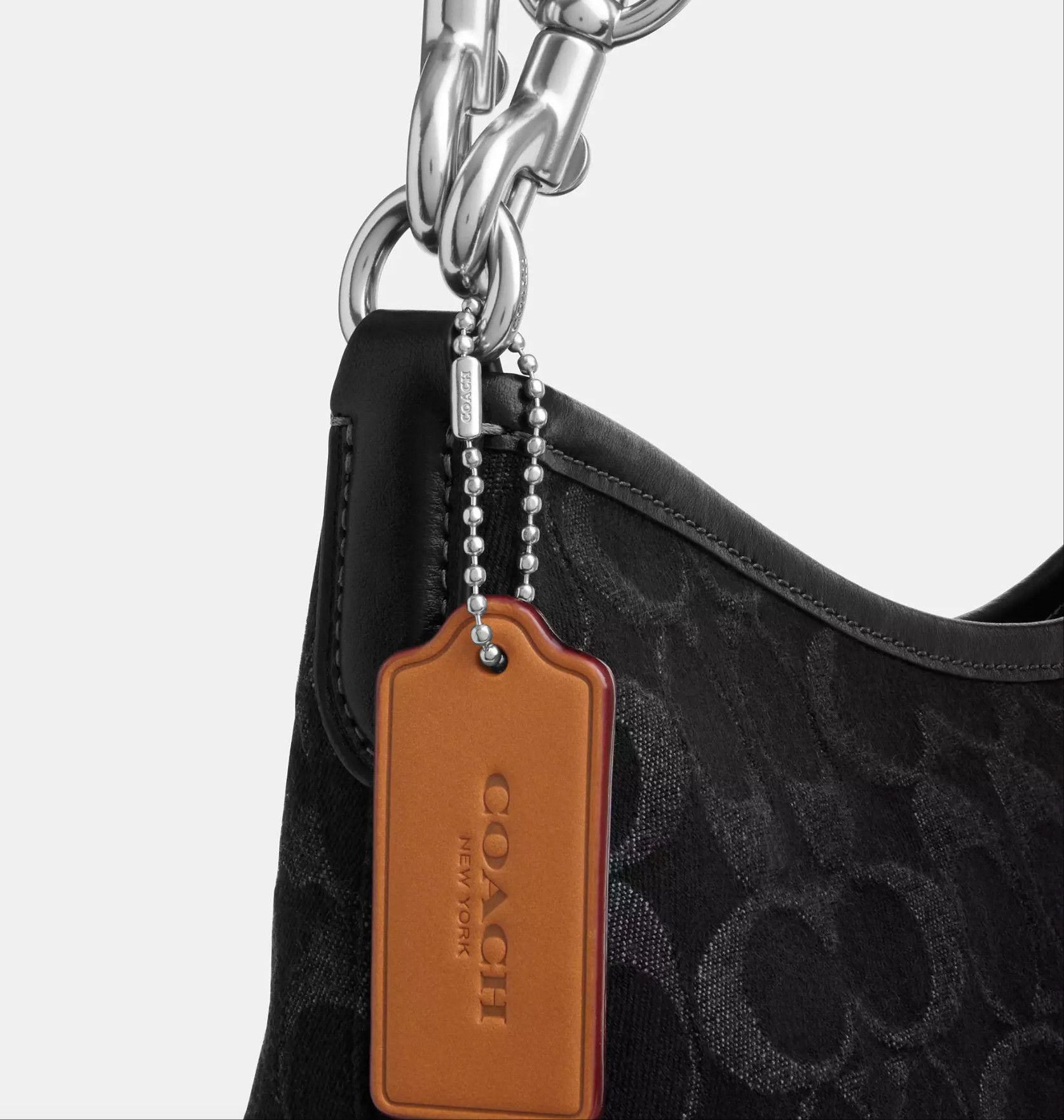 Coach Laurel Shoulder Bag In Signature Denim CDE44 Size ONE SIZE - 16 Thumbnail