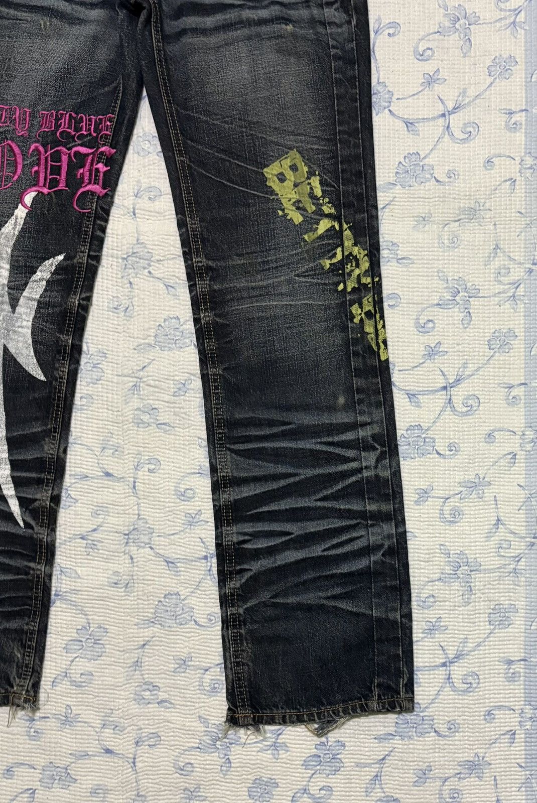 Other Betty Blue Love Streetwear Jeans Distressed Denim Size US 31 - 8 Thumbnail
