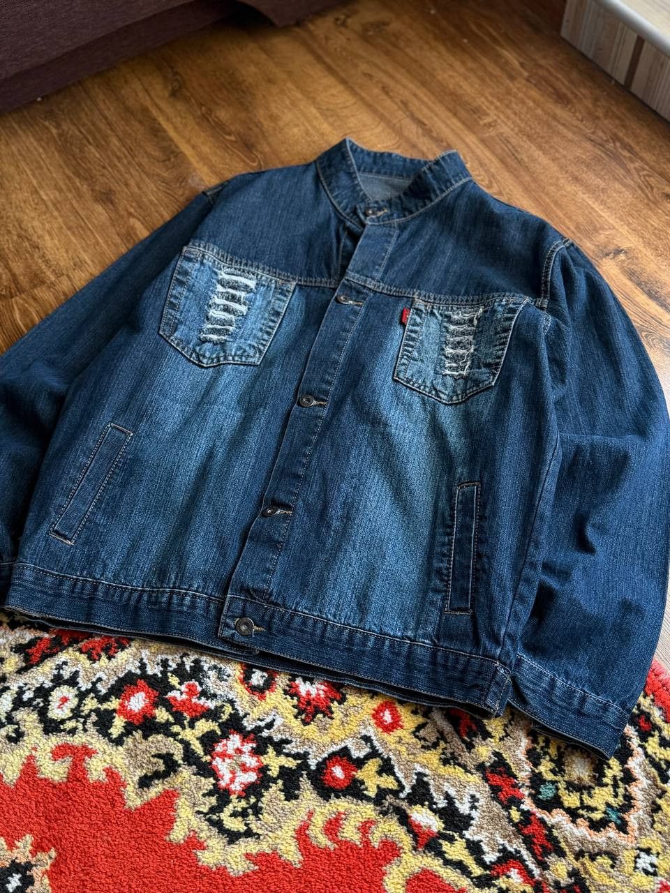 Hysteric Glamour VTG Hysteric Glamour Style Distressed Denim Jacket Y2K Size US L / EU 52-54 / 3 - 10 Thumbnail