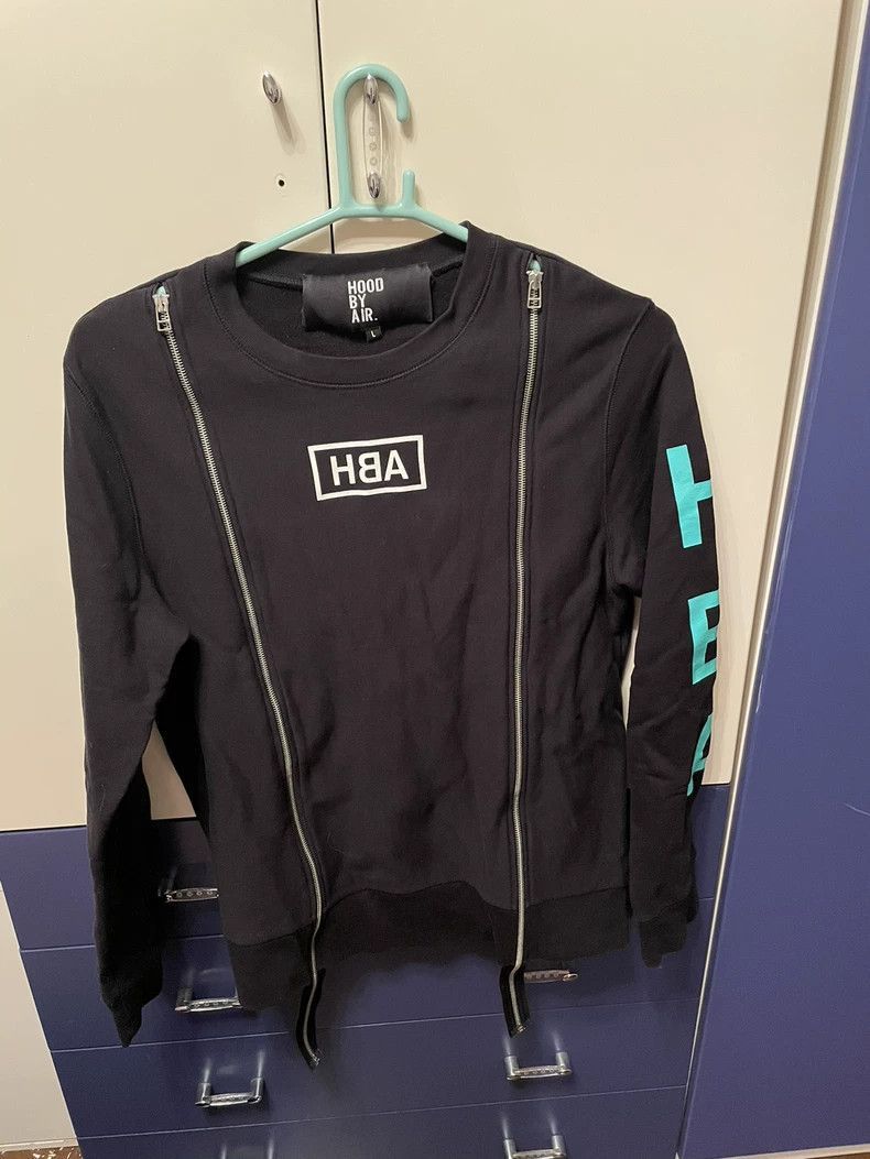 Hood By Air Hood By Air HBA Graphic Tour Hoodie Black Red | Grailed