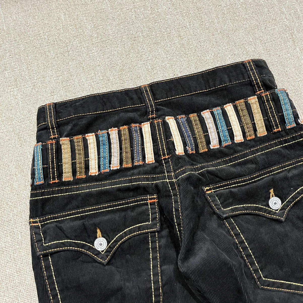 Japanese Brand Blue Spencer - Unique Corduroy Ankle Pant Contrast Waistband Size US 29 - 11 Thumbnail