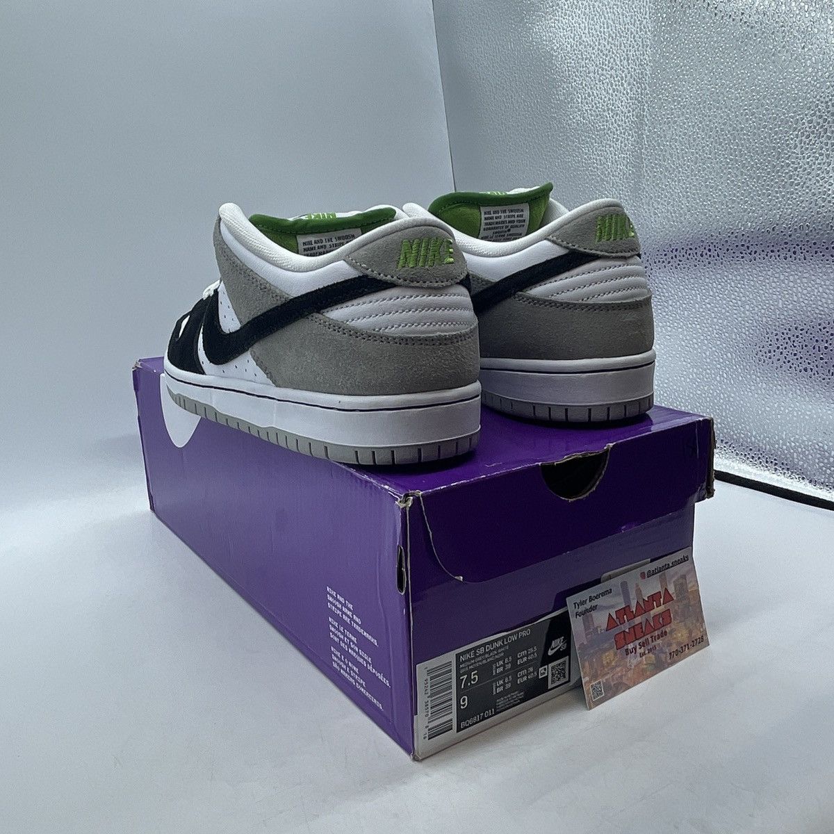 Nike Dunk low chlorophyll Size US 7.5 / EU 40-41 - 4 Thumbnail