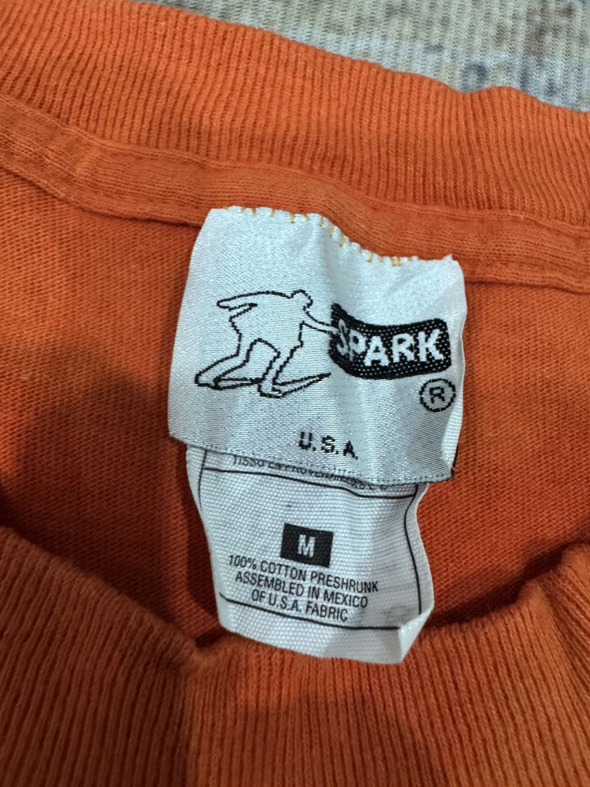 Vintage vintage SPARK - retro skate tee Size US M / EU 48-50 / 2 - 6 Thumbnail