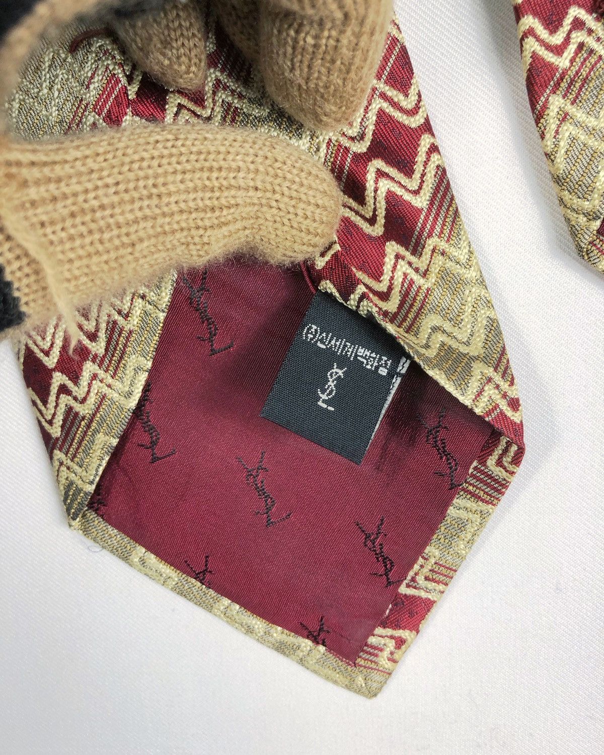 Yves Saint Laurent Rare Vintage Yves Saint Laurent YSL Silk Tie Size ONE SIZE - 6 Thumbnail