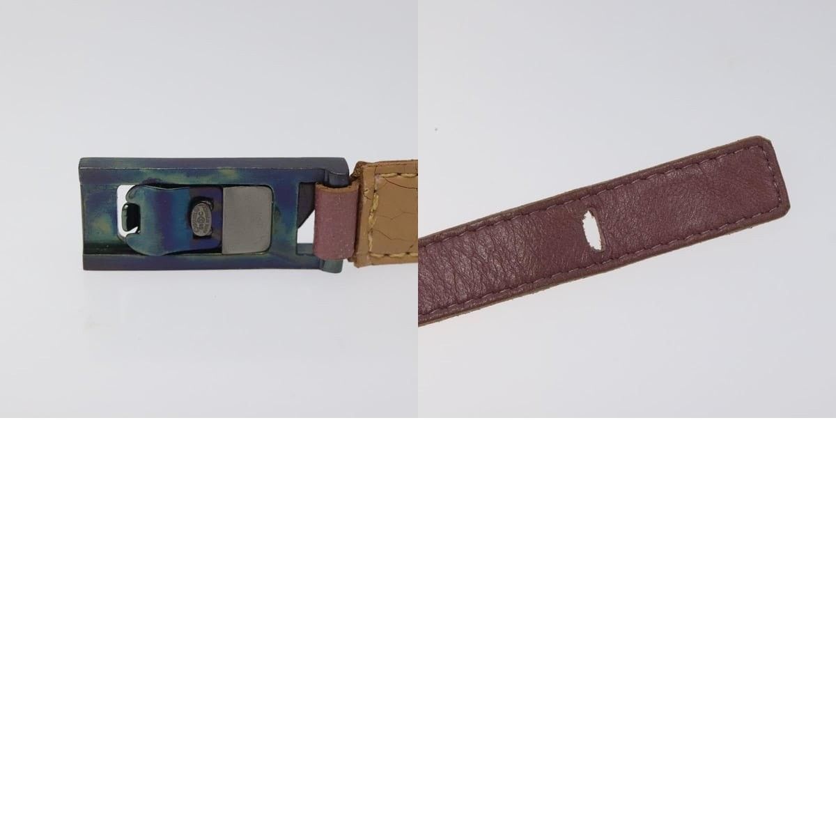 Chanel Chanel CC Leather Cuff Bracelet Size ONE SIZE - 4 Thumbnail
