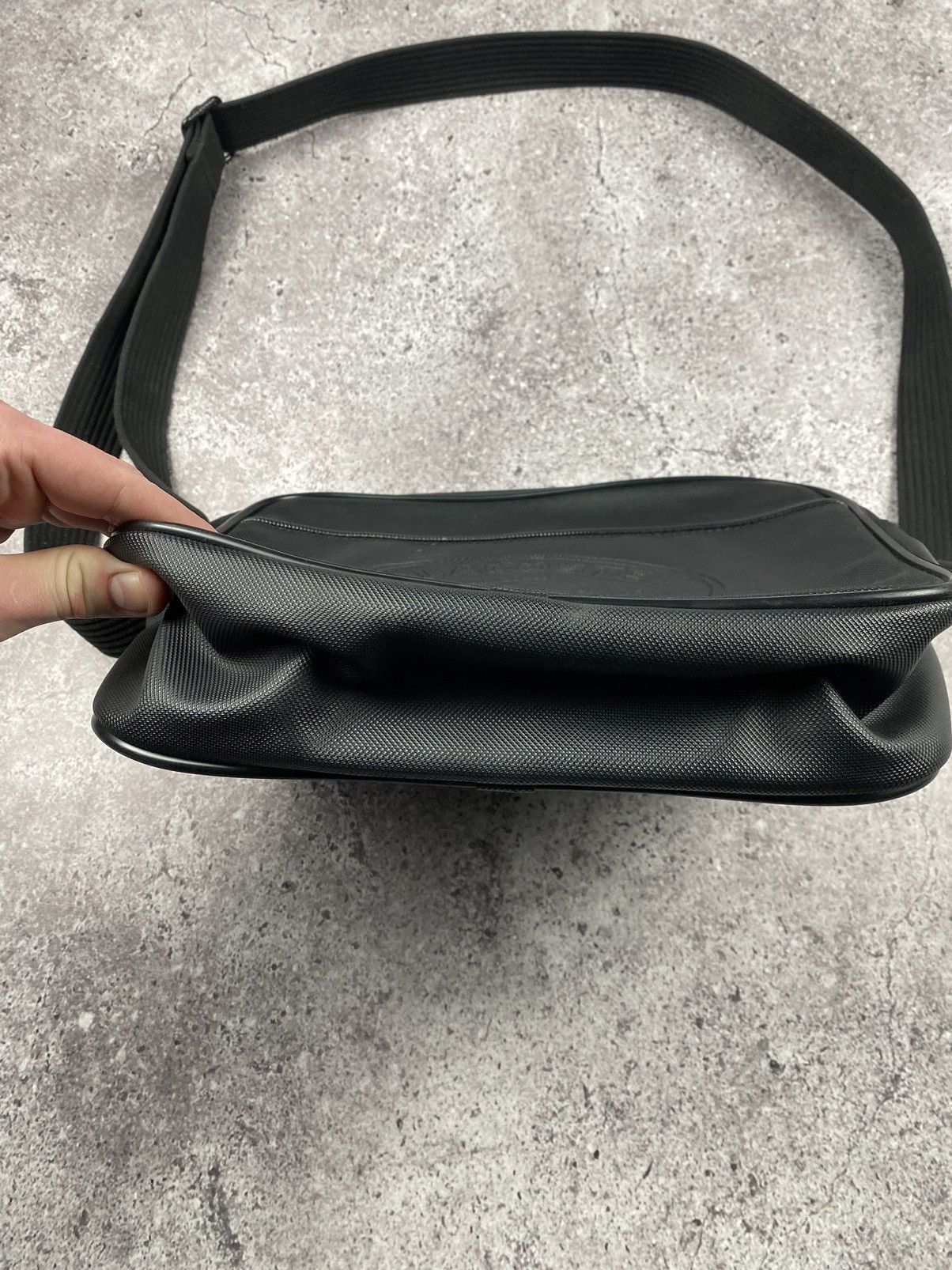 Lacoste Vintage Lacoste big logo Messenger Bag supreme style rareY2k Size ONE SIZE - 6 Thumbnail