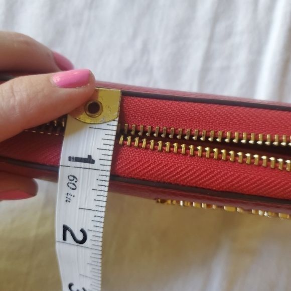Michael Kors Michael Kors Red Zip Wallet Size ONE SIZE - 10 Thumbnail