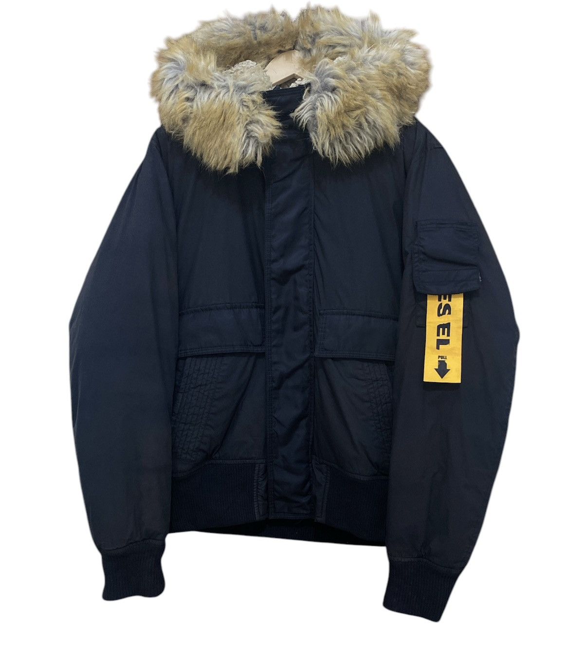 Diesel Rare Diesel Eco Fur W-Burke Puffer Bondage Jacket Size US M / EU 48-50 / 2 - 2 Thumbnail