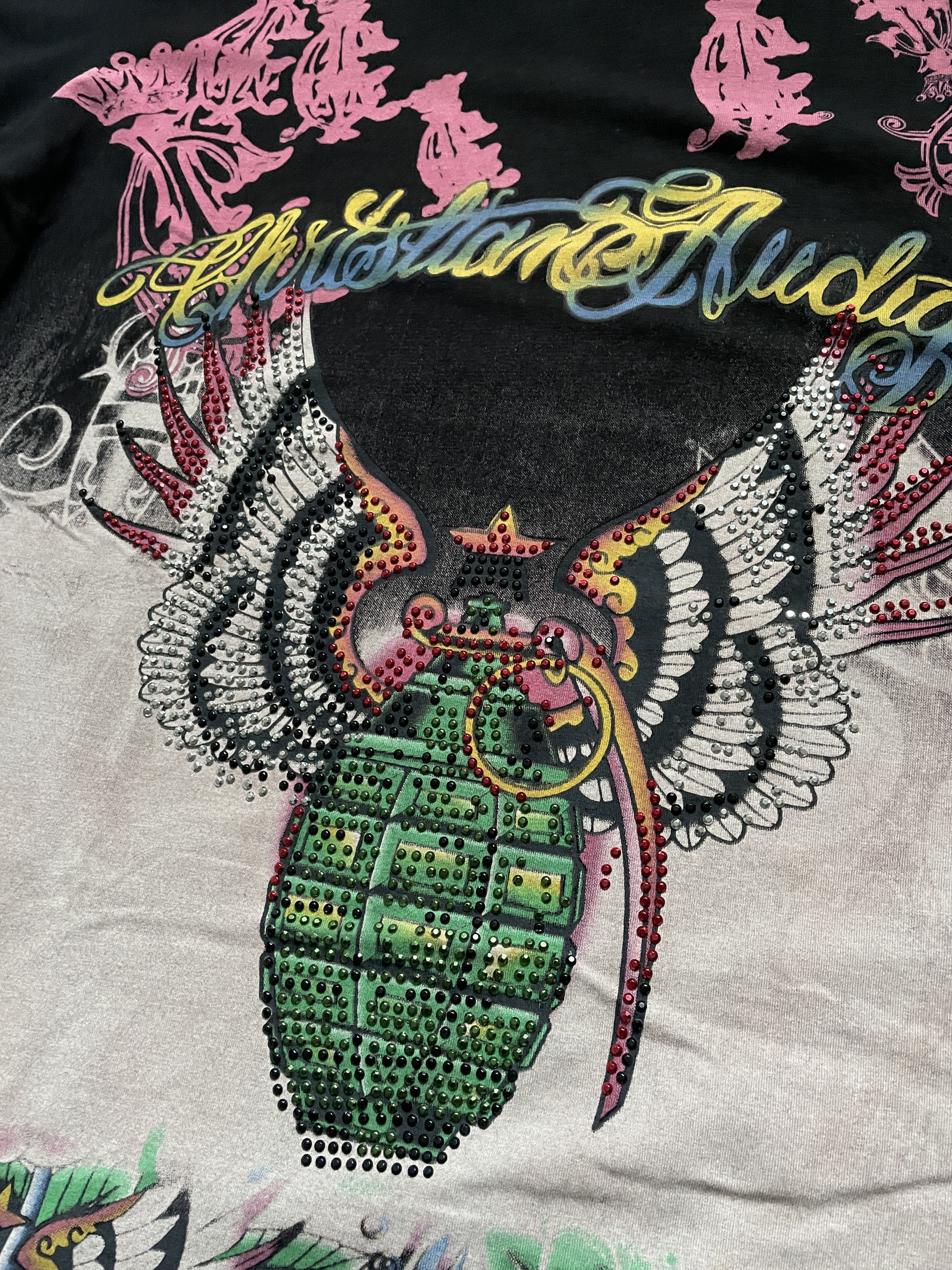 Christian Audigier Y2K ED HARDY BY CHRISTIAN AUDIGIER OPIUM PUNK ROCK TEE Size US M / EU 48-50 / 2 - 3 Thumbnail