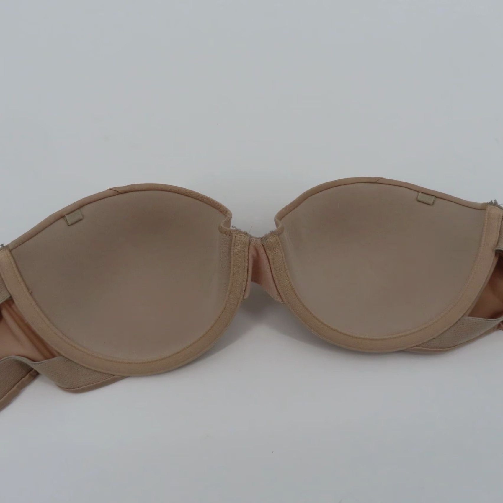 Vintage Maidenform Strapless Push Up Bra 34A 15763 Beige Underwire Padded Women Size ONE SIZE - 7 Thumbnail