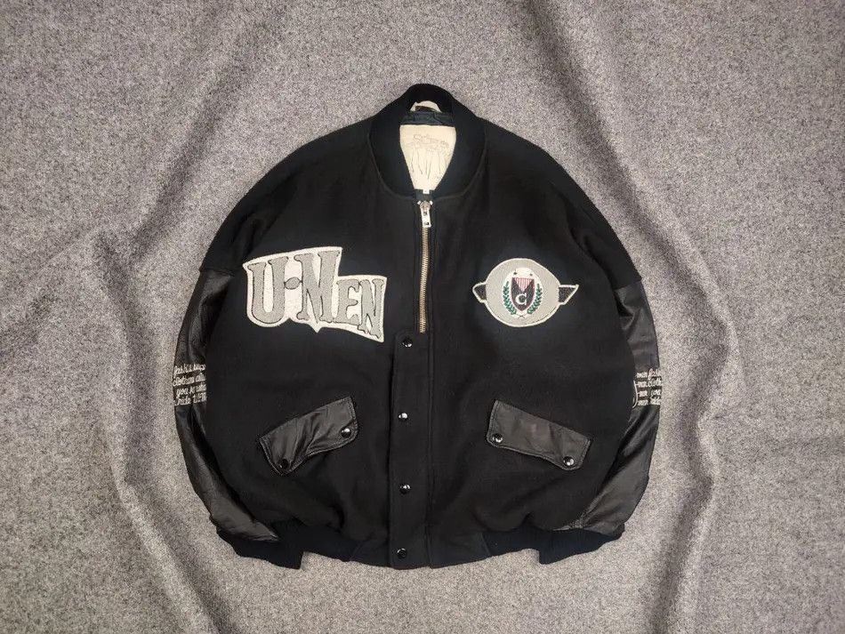 Streetwear × Varsity Jacket × Vintage Vintage 80's U-Men Contagious ...