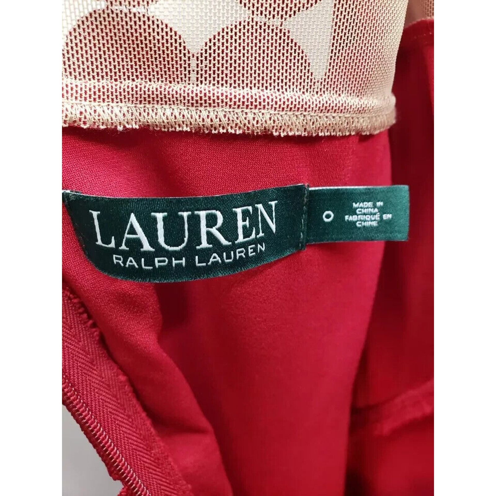 Ralph Lauren LAUREN RALPH LAUREN - LADY IN RED CIRCLES SHIFT DRESS - SZ 8 Size M / US 6-8 / IT 42-44 - 5 Thumbnail
