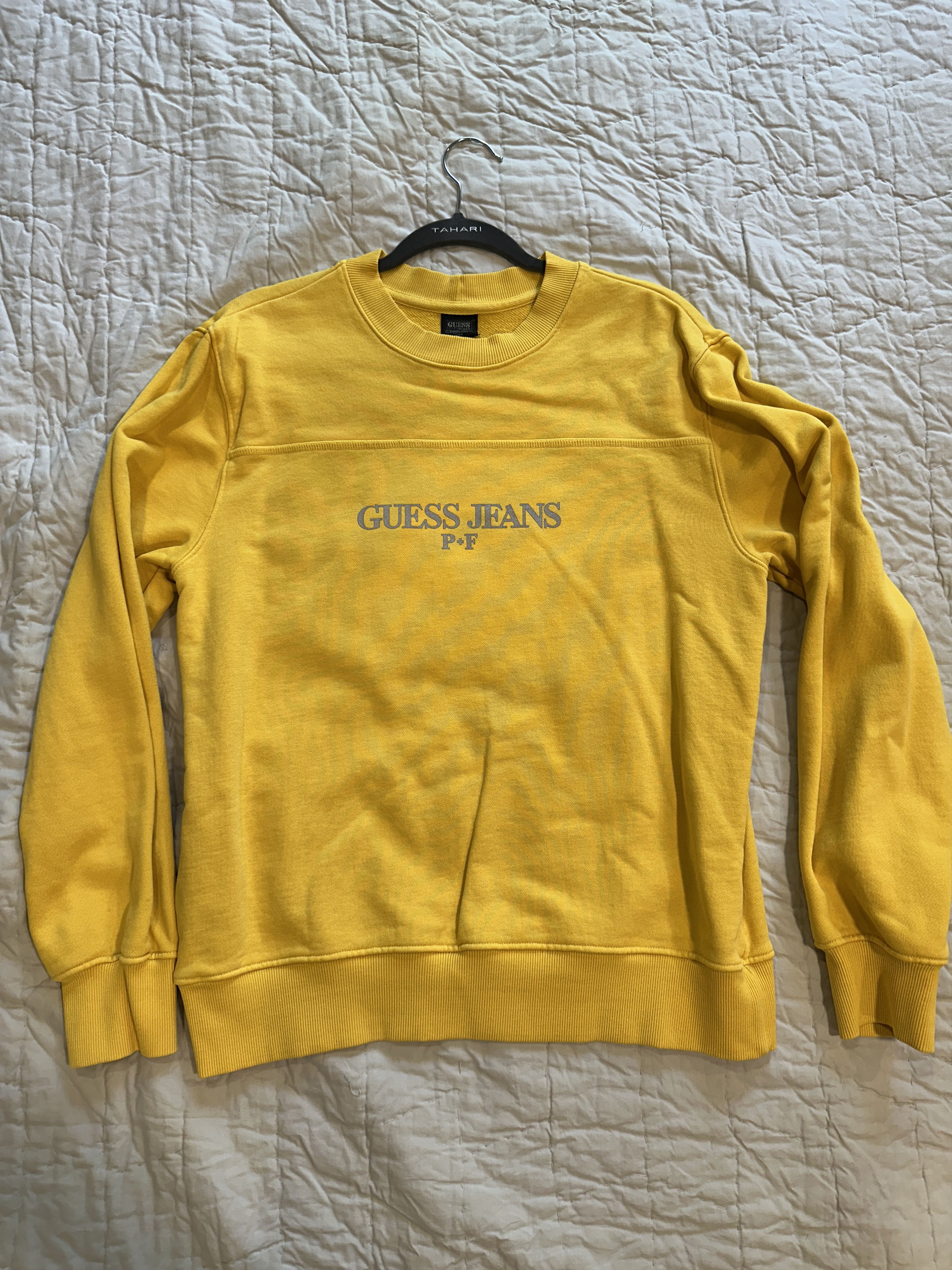 Guess × Places + Faces Guess x Places+Faces Crewneck Sweatshirt (Yellow, Size S) Size US S / EU 44-46 / 1 - 1 Thumbnail