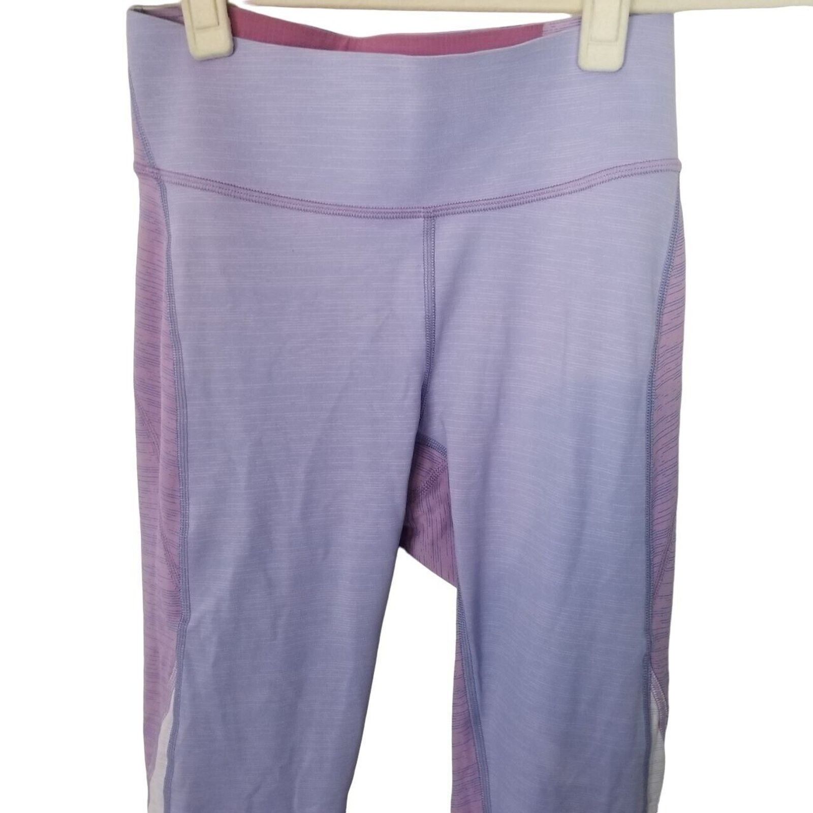 Outdoor Voices Outdoor Voices Womens Purple Zoom High Waist 7/8 Leggings S Size 23" - 4 Thumbnail