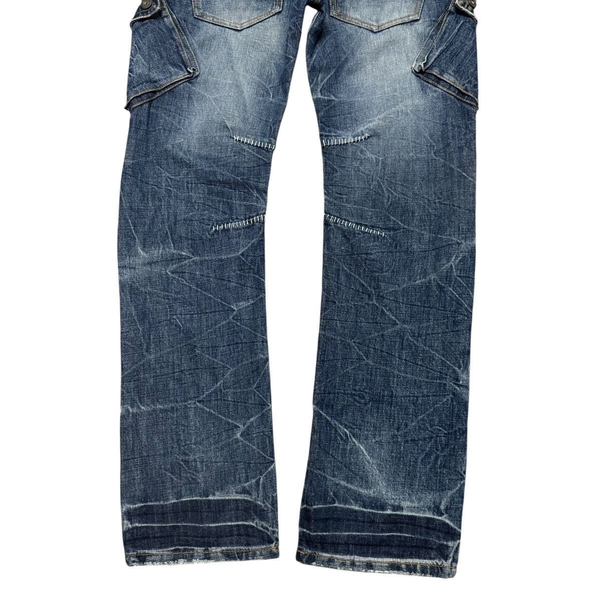 Vintage Twenty Work Japan Denim Rider Cargo Pants Size US 33 - 13 Thumbnail