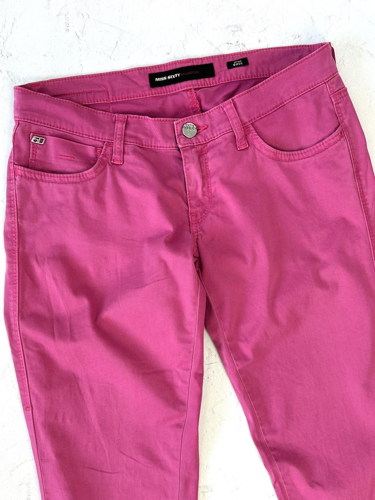Beauty Beast × Miss Sixty × Vintage Miss Sixty Vintage Pink Pants Size 29" - 4 Thumbnail