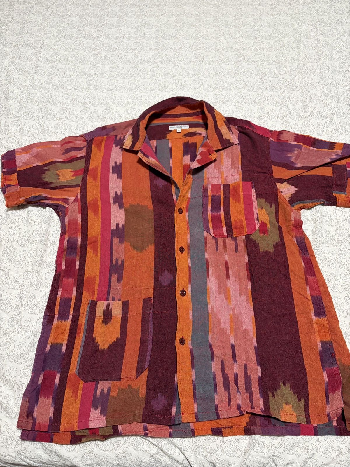 Engineered Garments - Linen Batik Vacation Shirt sz XS