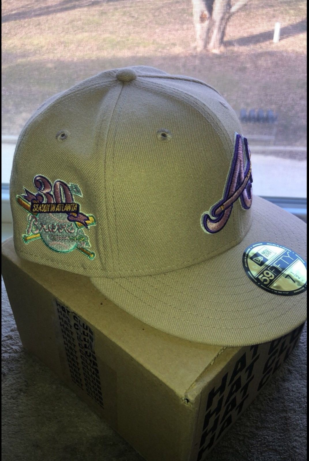 Hat Club Hat Club Sandstorm Atlanta Braves 30th Season Pink UV 7 1/2 Size ONE SIZE - 2 Thumbnail