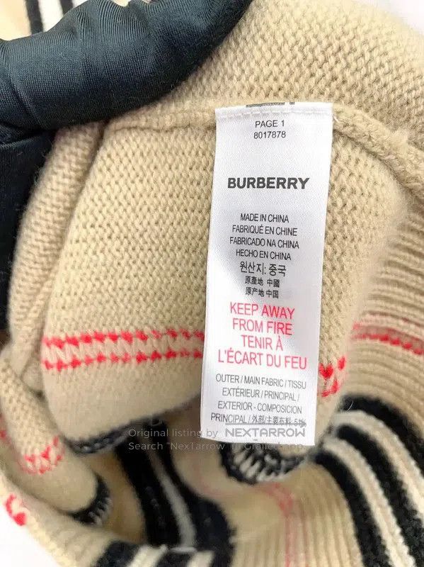 Burberry Burberry Khaki Wool Long Sleeve Knit Sweater. Size S / US 4 / IT 40 - 7 Thumbnail
